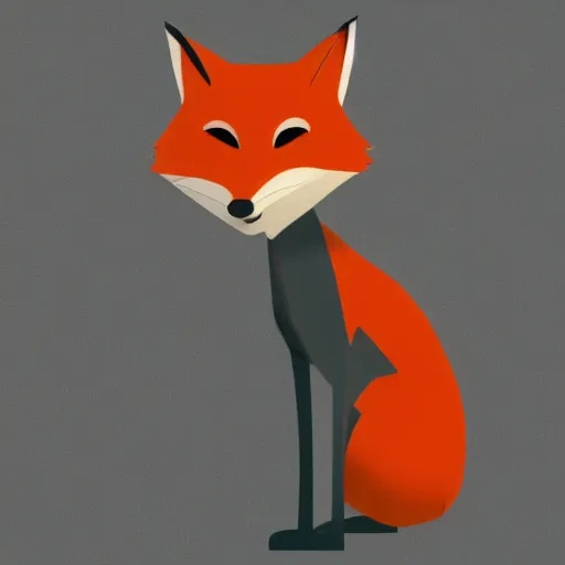 Prompt: [ nred fox, in the style of pixar, character art, movie still