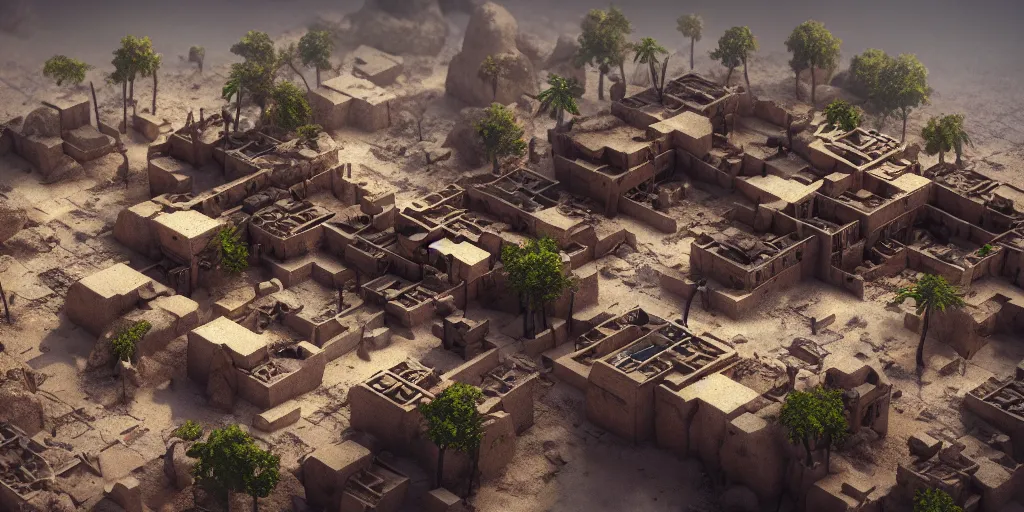 Image similar to timbuktu tuturistic, octane render, unreal engine, artstation, 8 k, tilt shift