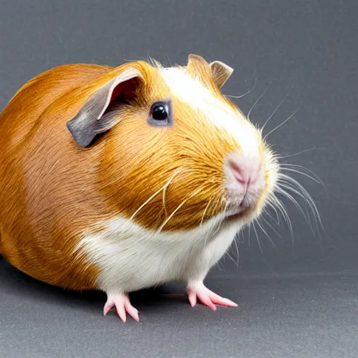 Prompt: a victorian guinea pig