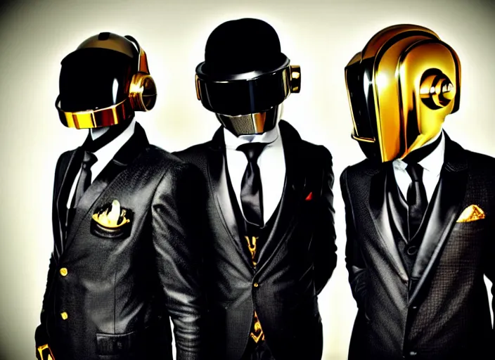 Image similar to steampunk daft punk's