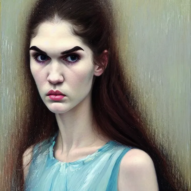 Prompt: https://media.discordapp.net/attachments/1005505629126918246/1005797921066860595/stunning_serene_portrait_of_Grimes_by_Mark_Arian_oil_on_canvas_masterpiece_realism_piercing_gaze_autumn_bokeh_-H_640_-W_640_-C_19.5_-n_4_-i_-s_150_-S_2481341365_ts-1659871306_idx-1.png?width=577&height=577