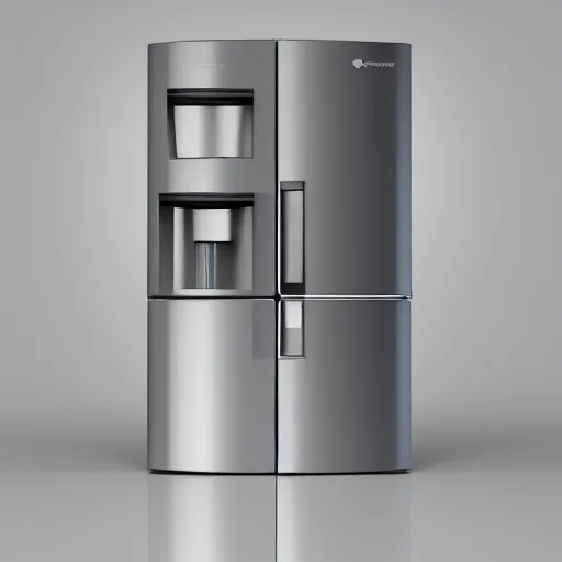 Prompt: A refrigerator is a portal to another world, masterpiece digital painting, 3d render, hyperrealist, stunning volumetric lighting, sharp focus, octane render, hyperdetailed