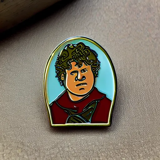 Image similar to samwise gamgee enamel pin