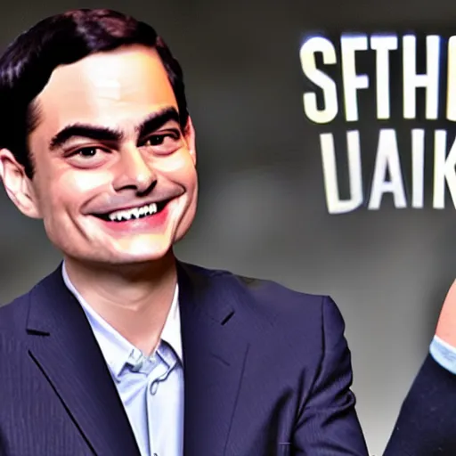 Image similar to Ben Shapiro as the joker