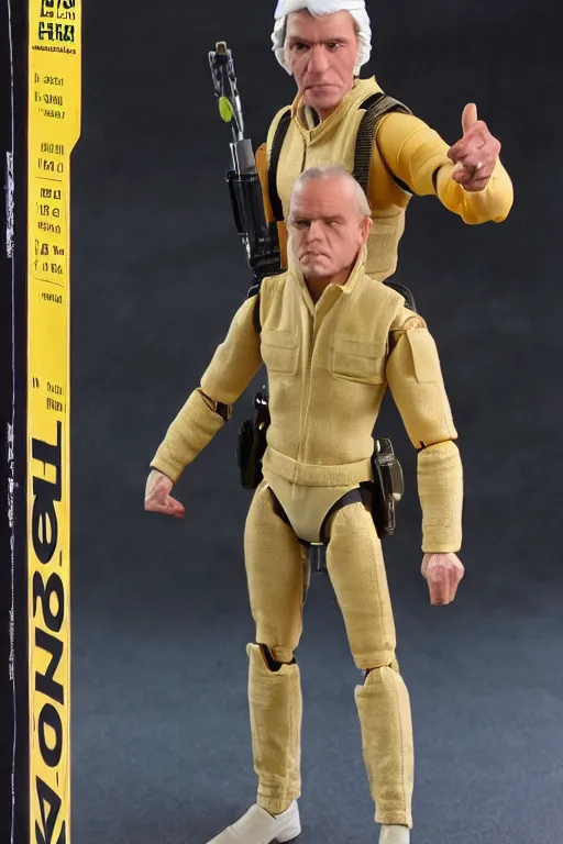 Image similar to 8 k high definition, 1 9 8 0 kenner style action figure, full body, highly detailed, science fiction, photorealistic