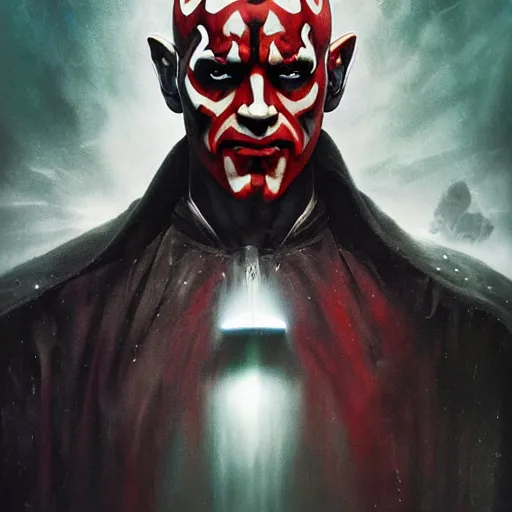 Image similar to dream portrait of Darth Maul, cameras, melting ,8k,by tristan eaton,Stanley Artgermm,Tom Bagshaw,Greg Rutkowski,Carne Griffiths, Ayami Kojima, Beksinski, Giger,trending on DeviantArt,face enhance,hyper detailed,minimalist,cybernetic, android, blade runner,full of colour W 1024