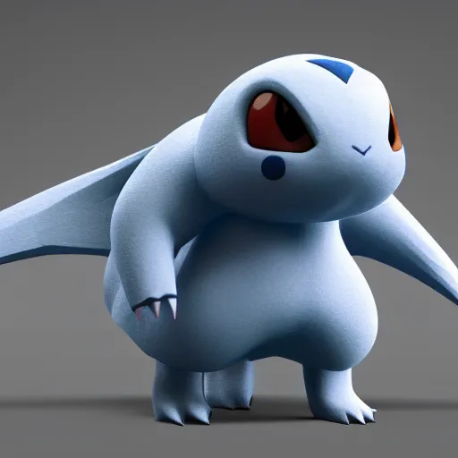 Image similar to rare photo of futuristic pokemon, vray, 5 5 mm