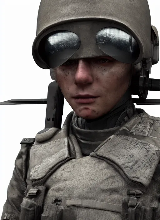 Image similar to war soldier, high developed equipment, futuristic, vicious, ultra realistic, Artstation , 8K resolution, film grain,