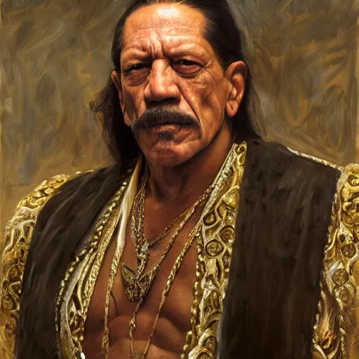 Prompt: danny trejo as italian noble, natural lighting, high quality, very detailed painting, by gaston bussiere, donato giancola, j. c. leyendecker