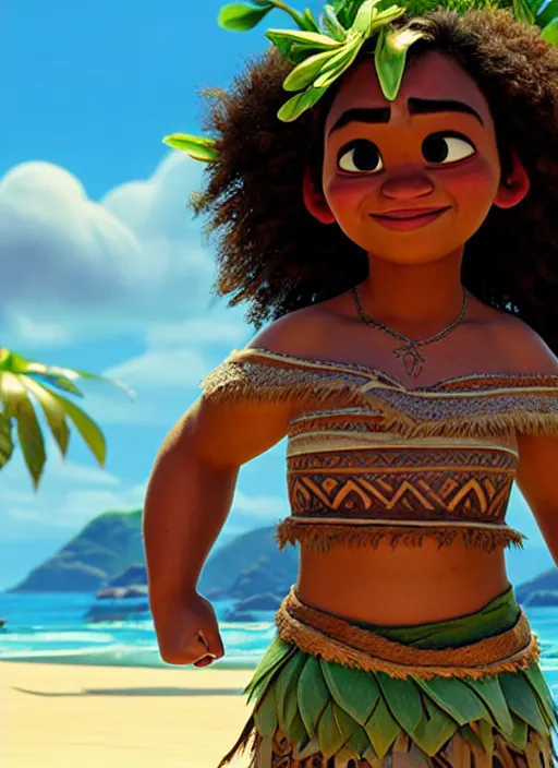 Image similar to moana 2, the sequel, soft natural light, stillframe, by akihiko yoshida, preview, release 2 0 1 9