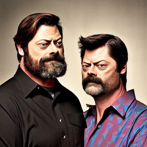 Image similar to Nick Offerman by Jeffrey Smith and Erin Hanson and Chad Knight