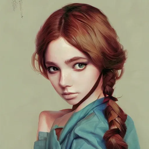 Image similar to a beautiful painting representative of the art style of artgerm and wlop and wes anderson