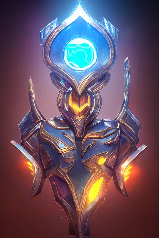 Image similar to shield fantasy epic legends game icon stylized digital illustration radiating a glowing aura global illumination ray tracing hdr fanart arstation by ian pesty and katarzyna da „ bek - chmiel