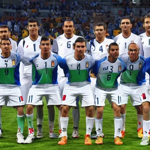 Prompt: italia national team, - n 9