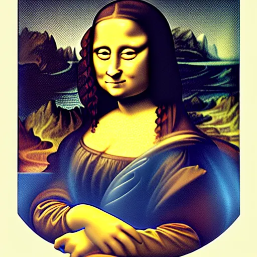 Image similar to big fat overweight, muscles, muscle overweight stereoids, bodybuilder mona lisa, by davinci