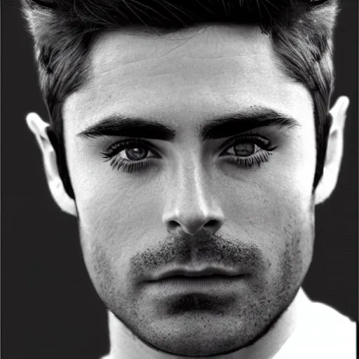 Prompt: “ zac efron retro minimalist portrait by jean giraud, moebius, sharp, smooth face, comic, 8 k ”