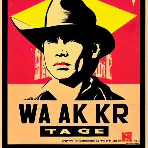 Image similar to walker - texas - ranger poster by shepard fairey