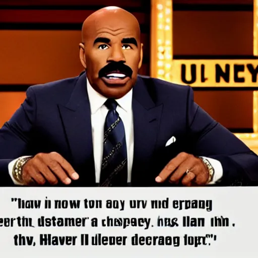 Prompt: steve harvey staring in an ad for nuclear disengagement