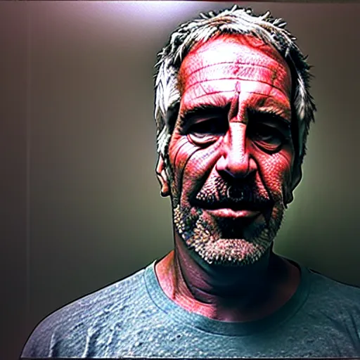 Prompt: jeff epstein in jail, hyper realistic, dramatic lighting, sony 3 5 mm lens