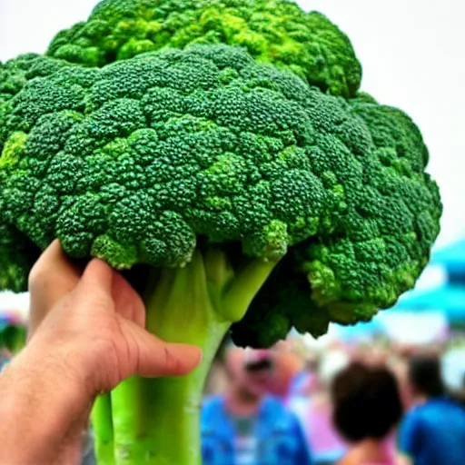 Image similar to a humanoid broccoli at a festival in the year 3 0 0 0