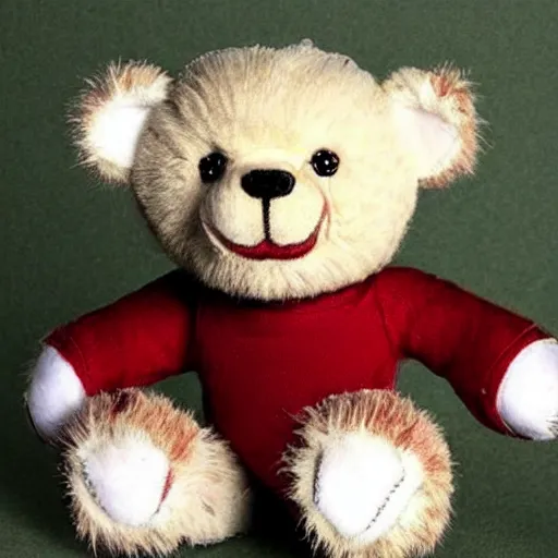 Prompt: “ Freddy Mercury as a teddy bear”