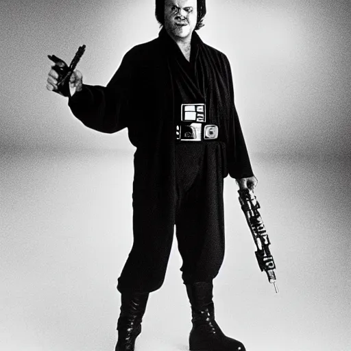 Image similar to jack nicholson in star wars