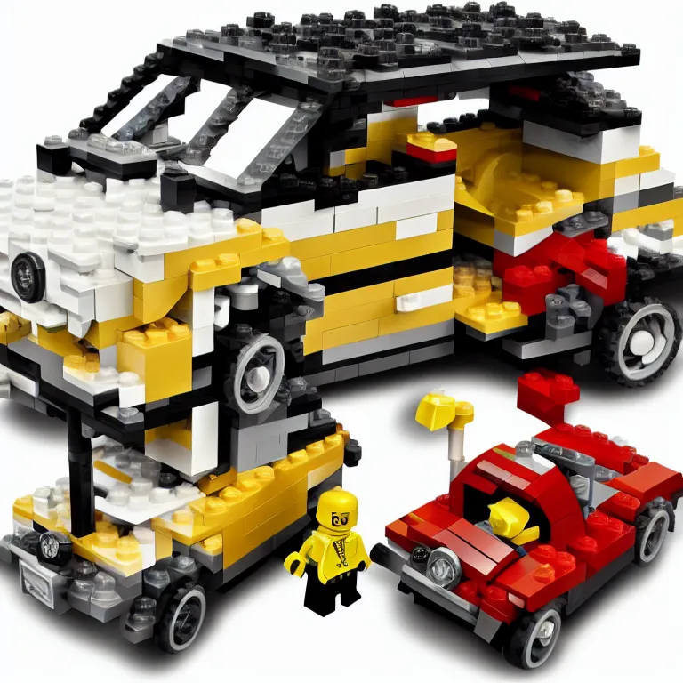 Image similar to pt cruiser lego set