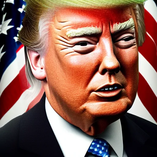 Image similar to film still photo portrait of the president of the united states in 2 0 6 9, realistic, hyperrealistic, 8 k resolution, hd quality, very detailed, highly detailed, intricate details, real life, real world, trending on artstation, digital art, really realistic, very realistic, headshot, head in frame, photograph, portrait