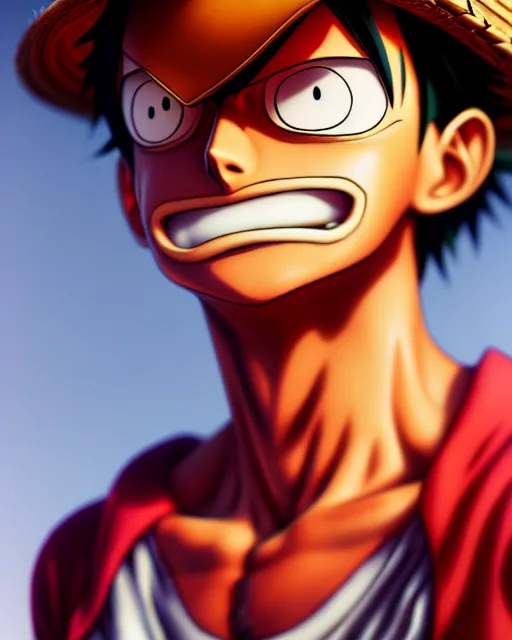 prompthunt: Luffy dressed as naruto , digital art , hyperdetailed