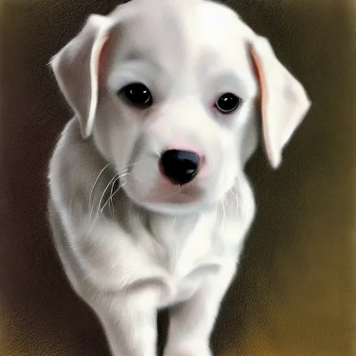 Image similar to of an adorable portrait of a cute puppy