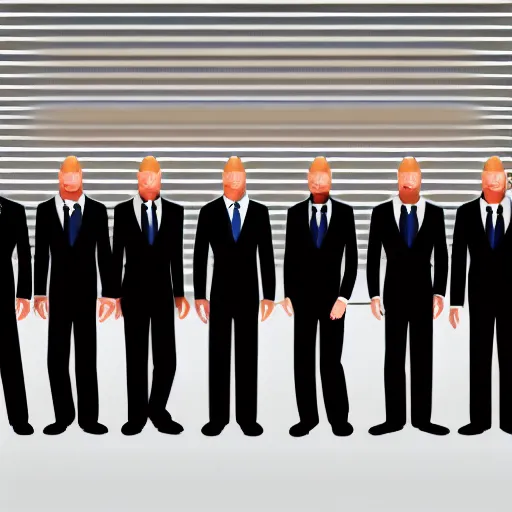 Image similar to a row of men arranged left to right, healthy to unhealthy