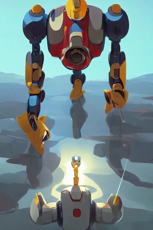 Image similar to metabots medabots medarotto medarot robot minimalist comics, behance hd by jesper ejsing, by rhads, makoto shinkai and lois van baarle, ilya kuvshinov, rossdraws global illumination ray tracing hdr radiating a glowing aura