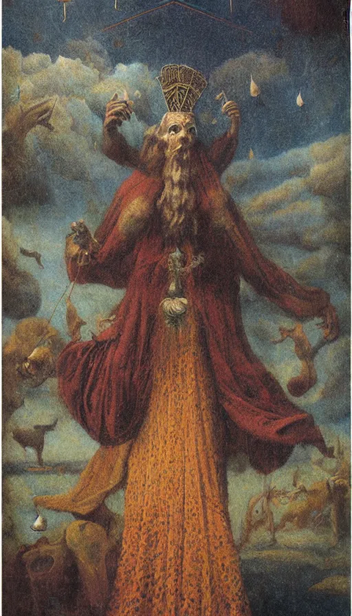 Prompt: the fool, tarot, by agostino arrivabene