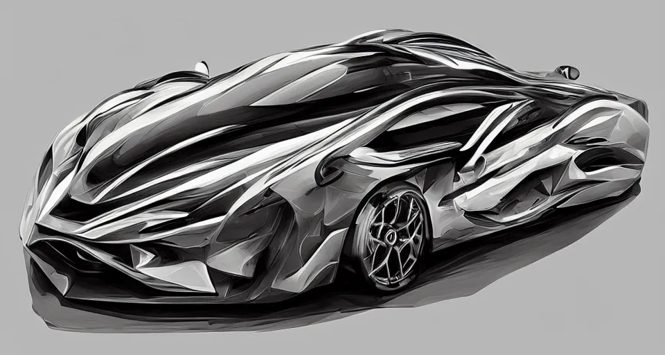 Prompt: Automotive design art, digital art, trending on Behance,