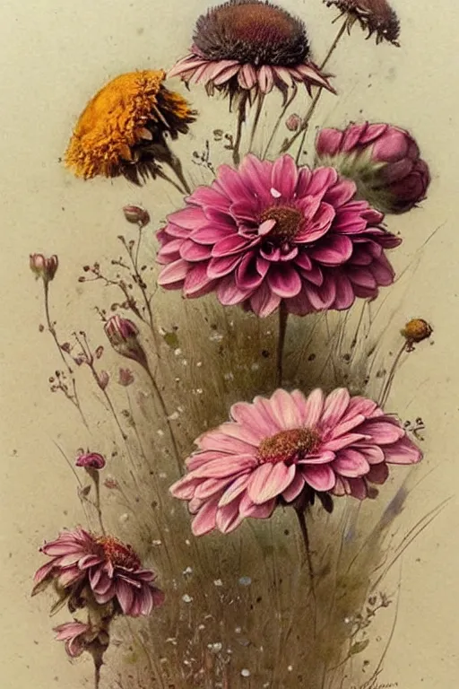 Image similar to ( ( ( ( ( 1 9 5 0 s retro flowers. muted colors. ) ) ) ) ) by jean - baptiste monge!!!!!!!!!!!!!!!!!!!!!!!!!!!!!!