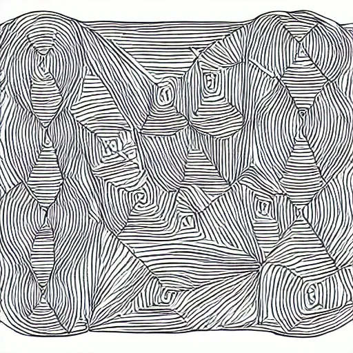 Image similar to DFT minimalist line drawing