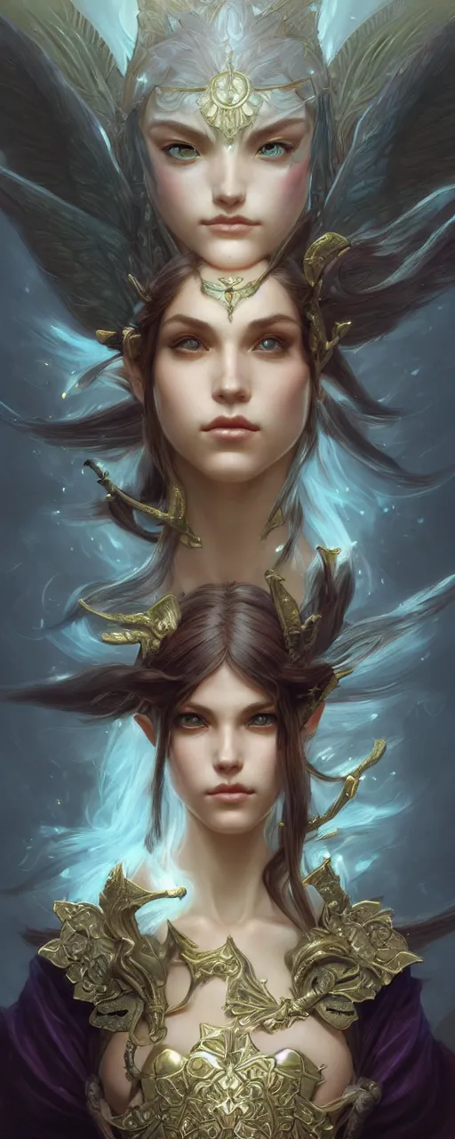 Image similar to sensual breath of the wild great fairy, dark fantasy esoteric , closeup, D&D, fantasy, intricate, elegant, highly detailed, digital painting, artstation, concept art, matte, sharp focus, illustration, art by Artgerm and Tom Bagshaw and Greg Rutkowski and Alphonse Mucha