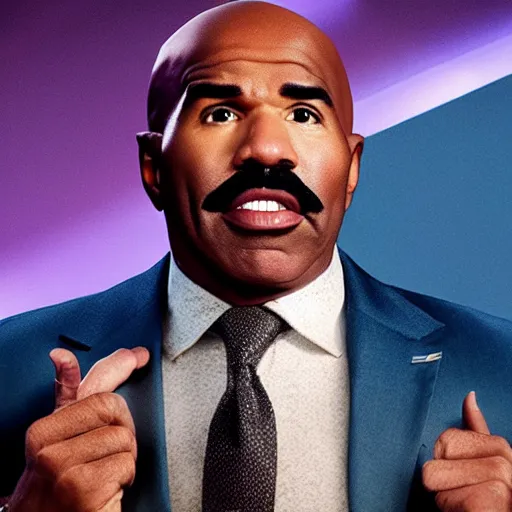 Image similar to film still of Steve Harvey starring in Stranger Things