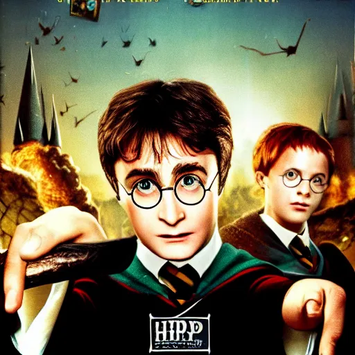 Image similar to harry potter 1 9 9 0 s hip hop album cover, magazine photo, 8 k,