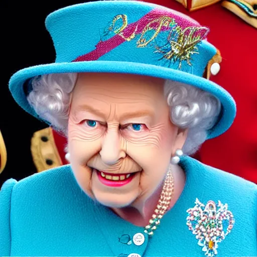 Image similar to Queen Elizabeth Disney character