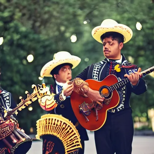 Image similar to sad mariachi band