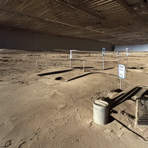 Prompt: Photo of interior of Area 51
