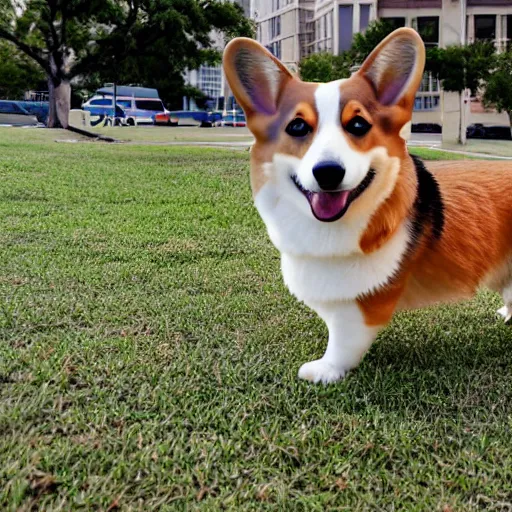 Image similar to a corgi in austin, texas