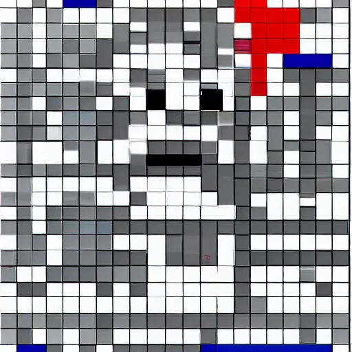 Image similar to trump as pixel art