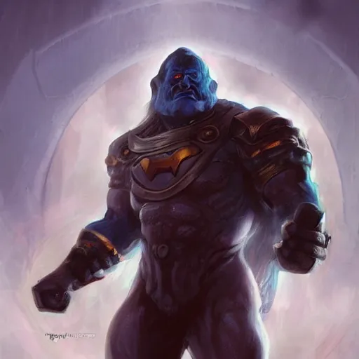 Image similar to darkseid, dnd character art portrait, matte fantasy painting, deviantart artstation, by jason felix by steve argyle by tyler jacobson by peter mohrbacher, cinema