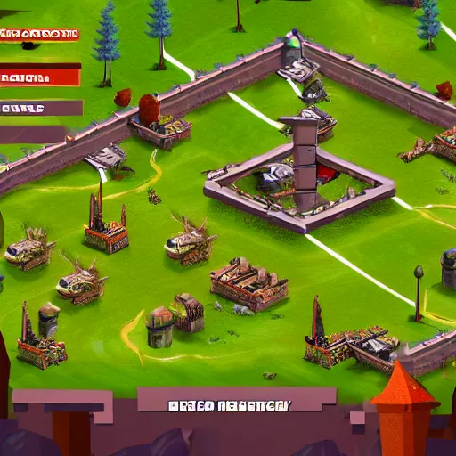 Image similar to A screenshot of the 90s isometric RTS game about managing a decaying national park, shows the UI