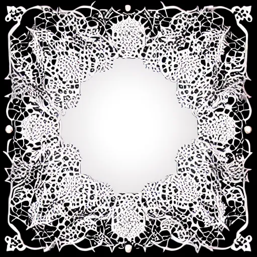 Prompt: beautiful lace design with cherry blossoms, 4 k texture, beautiful,