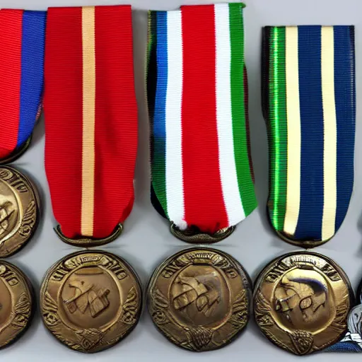 Prompt: General Zhukov with more medals