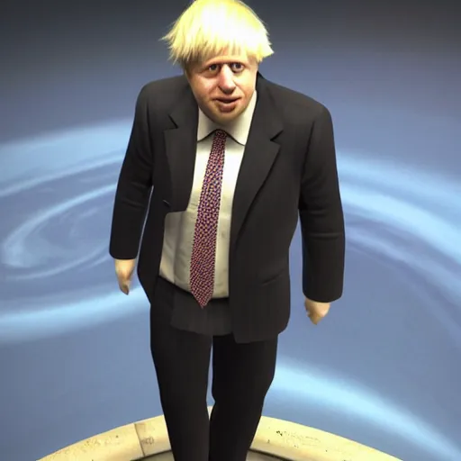 Image similar to Boris Johnson in playstation 2 gamet, lots of detail, ultra HD