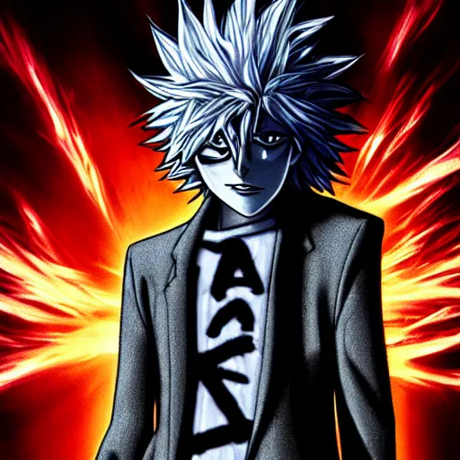 Image similar to Rick Sanchez in Death note 4K detailed Digital art